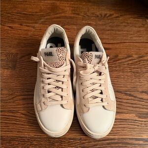 P448 Women's Cream and White Sneakers